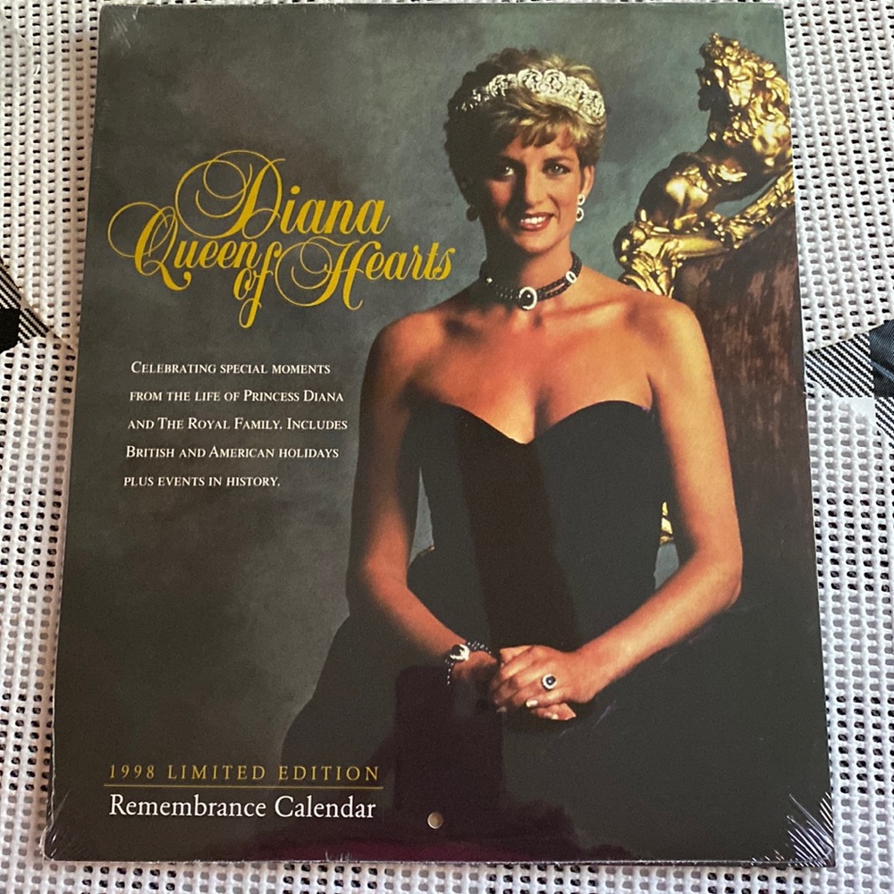 Princess Diana 1998 Commutative Calendar